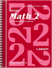 Saxon Math 2 Teacher Edition Manual